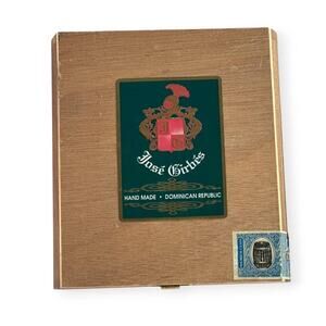 José Girbés Handmade Wooden Cigar Box 25 Lonsdale Empty Storage or Craft